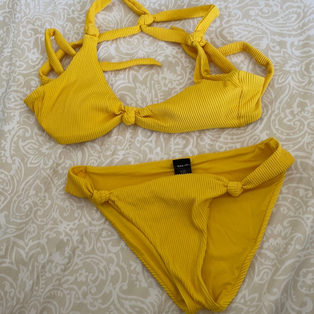 Dolce vita yellow bikini